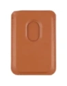 Set de accesorii 4smarts Style 4 în 1: portofel MagSafe, încărcător pentru Apple Watch, brățară pentru Apple Watch, husă pentru AirTag, maro