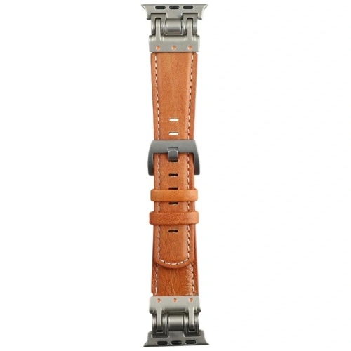 Zestaw akcesoriów 4w1 4smarts Style portfel MagSafe, ładowarka do Apple Watch, pasek do Apple Watch, etui na AirTag brązowy