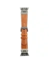 Set de accesorii 4smarts Style 4 în 1: portofel MagSafe, încărcător pentru Apple Watch, brățară pentru Apple Watch, husă pentru AirTag, maro