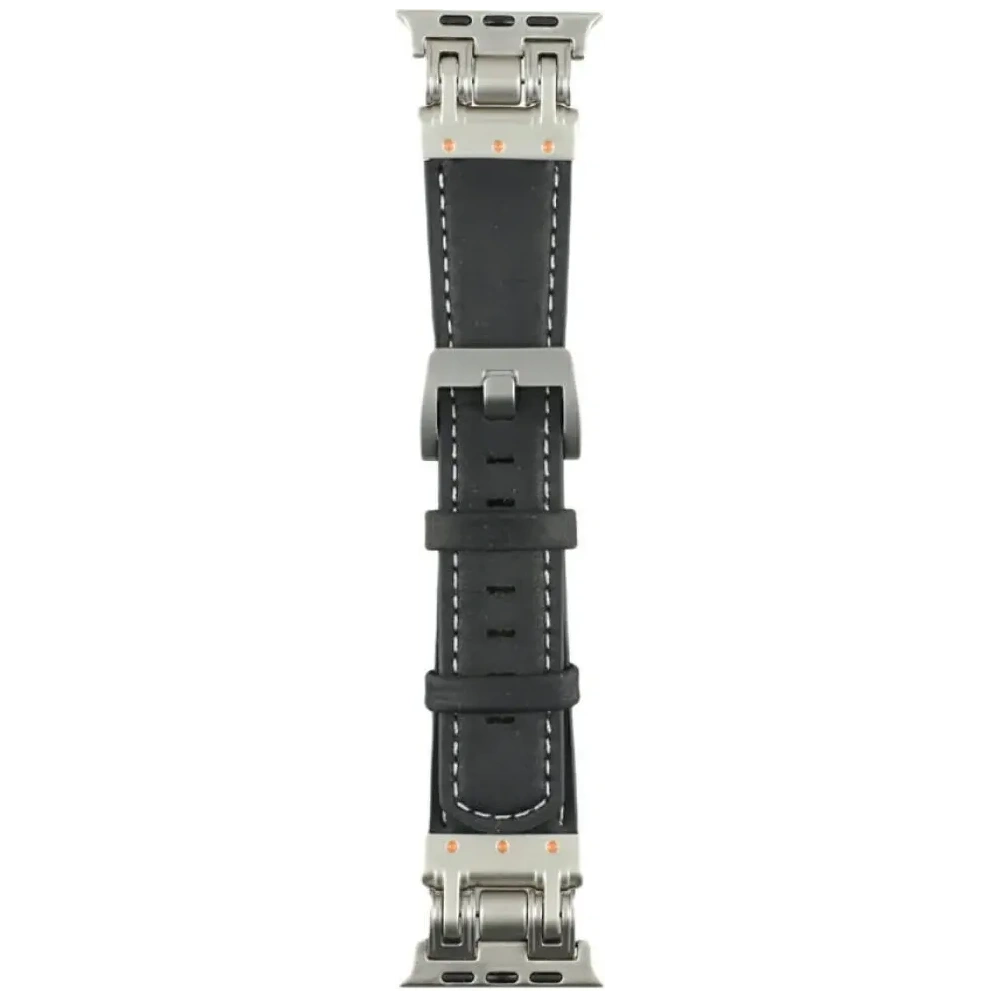 Set de accesorii 4smarts Style 4 în 1: portofel MagSafe, încărcător pentru Apple Watch, brățară pentru Apple Watch, husă pentru AirTag neagră.