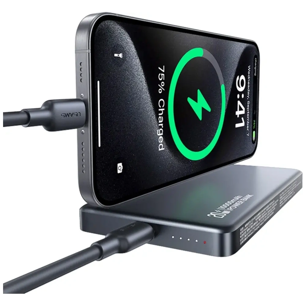 USAMS CY Sorozat CD242 10000mAh 20W mágneses vezeték nélküli powerbank