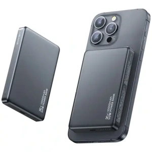 USAMS CY Sorozat CD242 10000mAh 20W mágneses vezeték nélküli powerbank titán