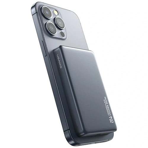 Powerbank USAMS CY Series CD242 10000mAh 20W Magnetic Wireless titanium