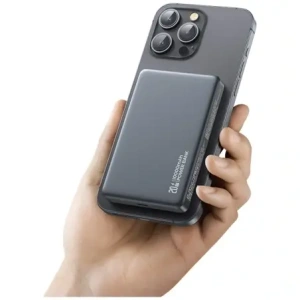 USAMS CY Sorozat CD242 10000mAh 20W mágneses vezeték nélküli powerbank titán