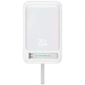 USAMS XM Sorozat CD219 10000mAh-os mágneses vezeték nélküli powerbank fehér