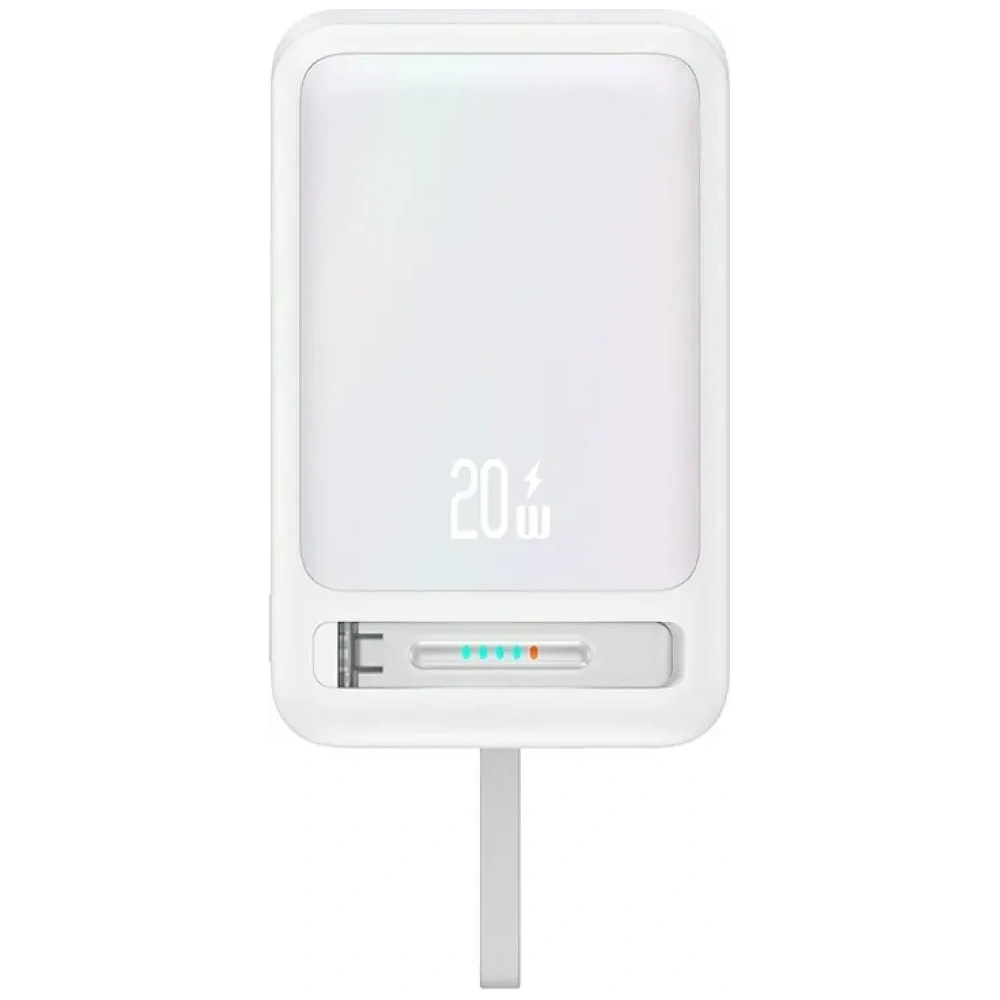 USAMS XM Sorozat CD219 10000mAh-os mágneses vezeték nélküli powerbank fehér