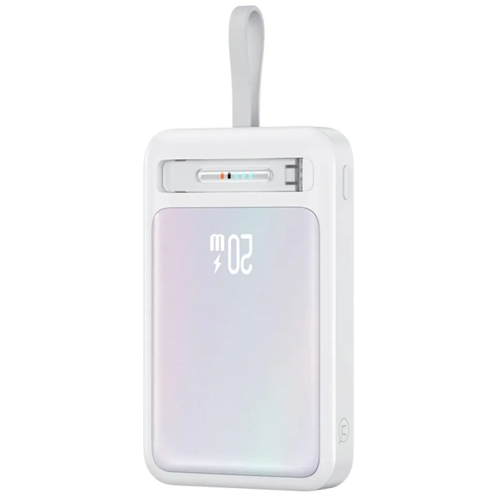 USAMS XM Sorozat CD219 10000mAh-os mágneses vezeték nélküli powerbank rózsaszín