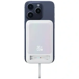 USAMS XM Sorozat CD219 10000mAh-os mágneses vezeték nélküli powerbank rózsaszín