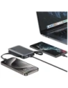 USAMS XR Series CD228 Powerbank 10000mAh 20W + USB-C / Lightning kabel bílý