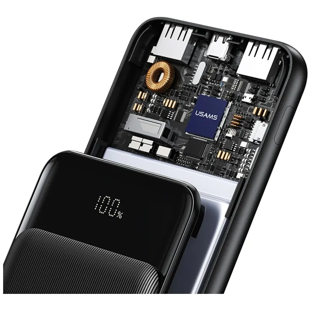 USAMS XY Series CD200 Powerbank 20000mAh černý