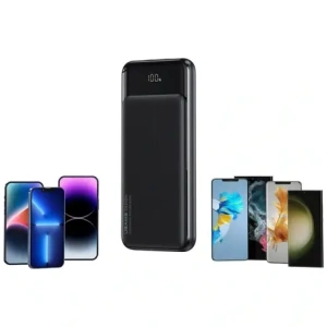 USAMS XY Sorozat CD200 20000mAh fekete powerbank
