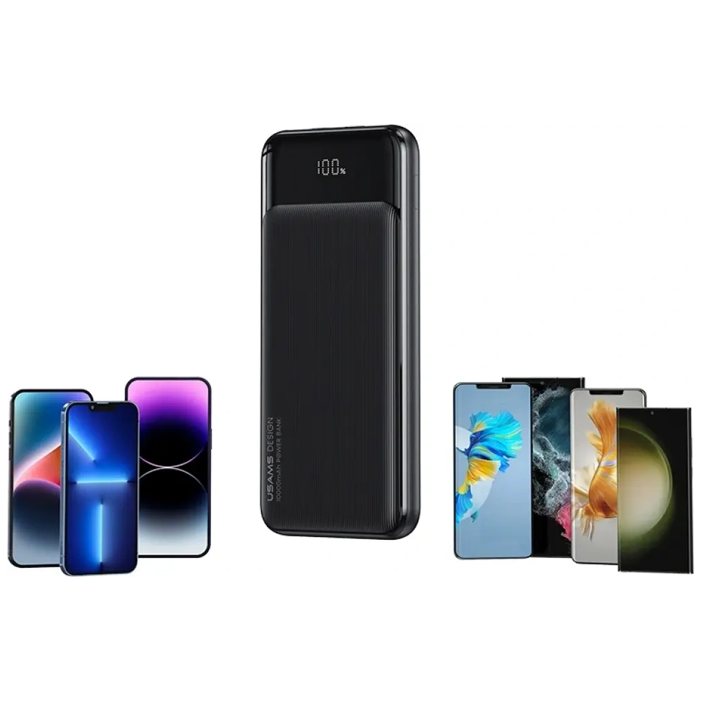 USAMS XY Series CD200 Powerbank 20000mAh černý
