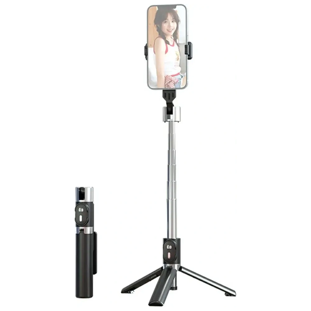 USAMS ZB324 Mini Wireless Selfie Stick Black