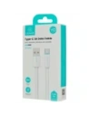 USAMS YU Serie US-SJ732 USB-A / USB-C Kabel 3A 1m Weiß