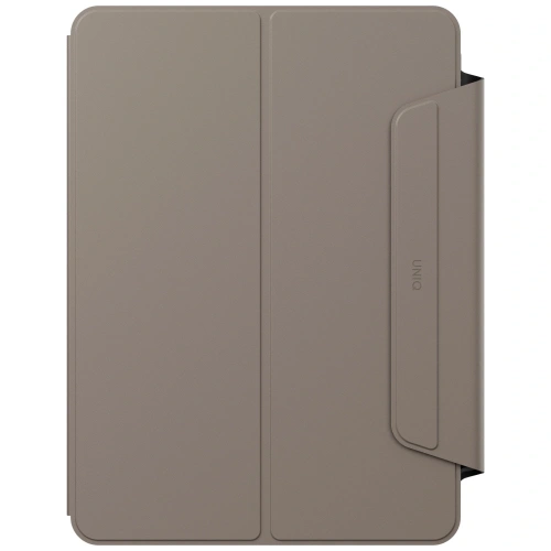 Etui UNIQ Rovus Snapmount Magnetic 360 Rotating Detachable do Apple iPad Air 13" 2024 / 13" 2025 szary
