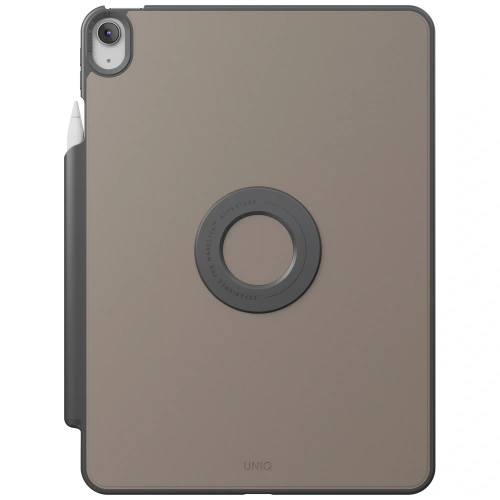Etui UNIQ Rovus Snapmount Magnetic 360 Rotating Detachable do Apple iPad Air 13" 2024 / 13" 2025 szary