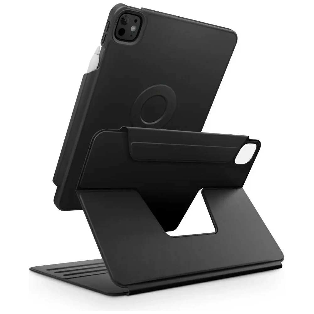 Etui UNIQ Rovus Snapmount Magnetic 360 Rotating Detachable do Apple iPad Pro 13" 2024 czarny