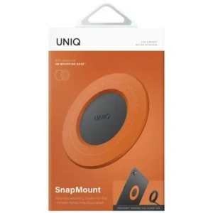 UNIQ SnapMount mágneses tartó öntapadó narancssárga/szürke