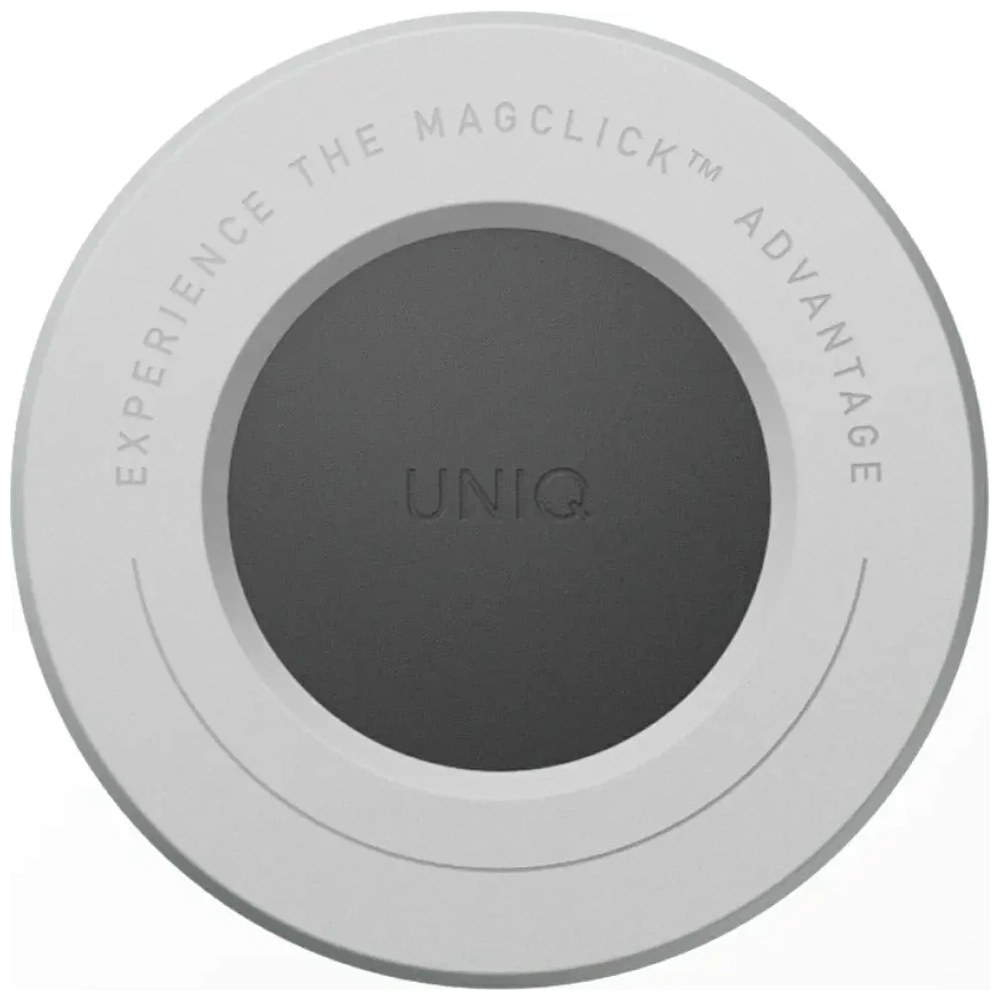 UNIQ SnapMount mágneses tartó öntapadó szürke/szénszínű