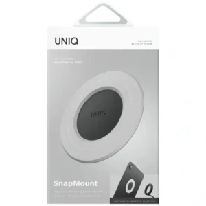 UNIQ SnapMount mágneses tartó öntapadó szürke/szénszínű