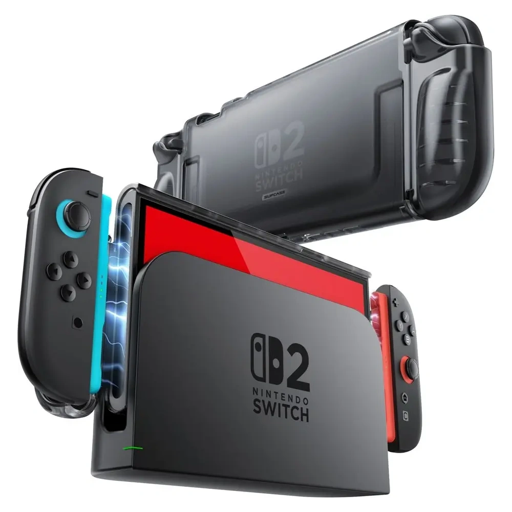 Supcase Crystal Case Nintendo Switch 2 Frost Black