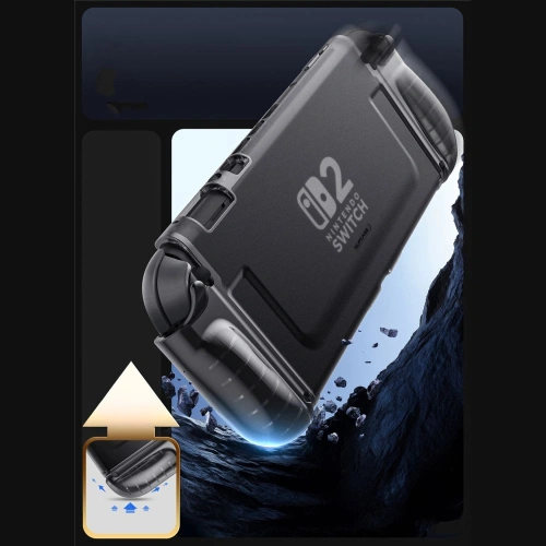 Etui Supcase Crystal Case Nintendo Switch 2 Frost Black