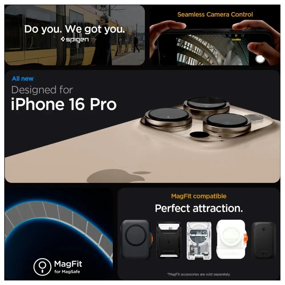 Spigen Liquid Air T Mag MagSafe Apple iPhone 16 Pro Matt Fekete