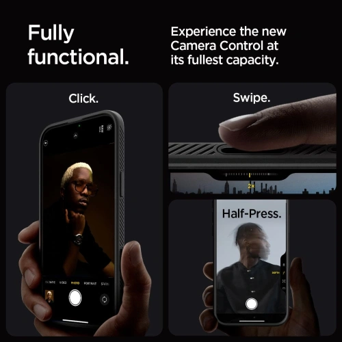 Etui Spigen Liquid Air T Mag MagSafe Apple iPhone 16 Pro Matte Black