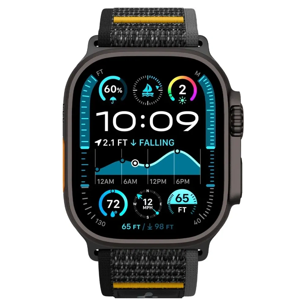 Spigen Athlex Air Apple Watch 6/7/8/9/10/SE/Ultra 1/2 44/45/46/49mm Negru Activ