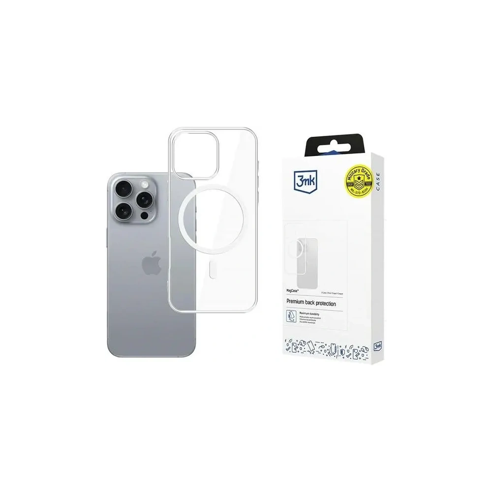 3MK MagCase MagSafe Apple iPhone 16 Pro Max clear