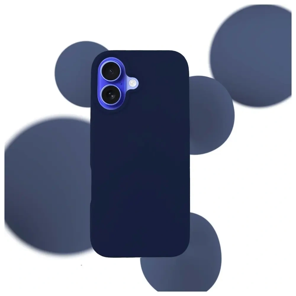 3MK Szilikon tok Apple iPhone 16 sötétkék