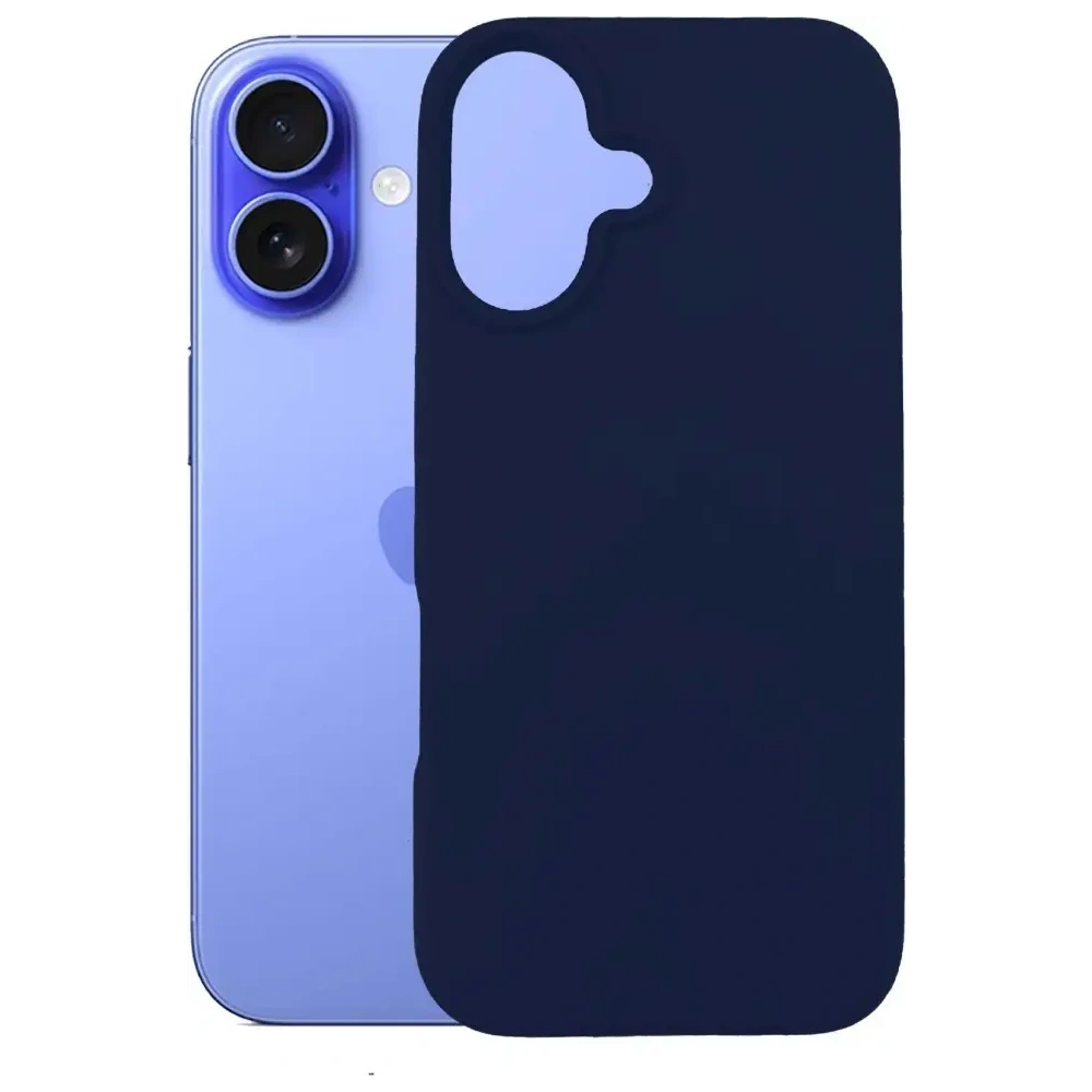 3MK Szilikon tok Apple iPhone 16 sötétkék