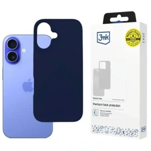 3MK silikonový kryt Apple iPhone 16 Plus tmavě modrý