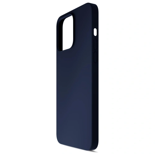 Etui 3MK Silicone Case do Apple iPhone 16 Pro granatowy