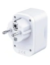 Încărcător 3MK Hyper Comfort 30W AC, USB-A, 2xUSB-C PD QC3.0 alb