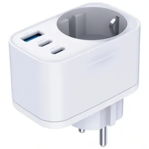3MK Hyper Comfort Töltő 30W AC, USB-A, 2xUSB-C PD QC3.0 fehér