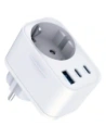 Încărcător 3MK Hyper Comfort 30W AC, USB-A, 2xUSB-C PD QC3.0 alb