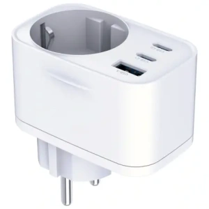 3MK Hyper Comfort Töltő 30W AC, USB-A, 2xUSB-C PD QC3.0 fehér