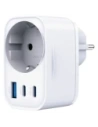 Încărcător 3MK Hyper Comfort 30W AC, USB-A, 2xUSB-C PD QC3.0 alb