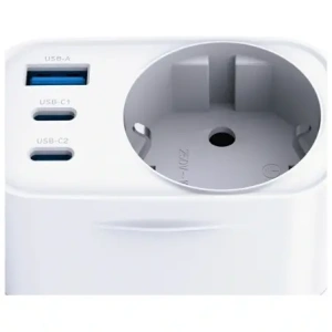 3MK Hyper Comfort Töltő 30W AC, USB-A, 2xUSB-C PD QC3.0 fehér