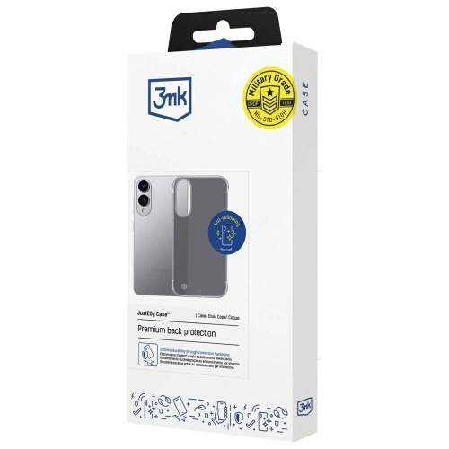 Etui 3MK Just20g Matt Case do Samsung Galaxy S25 Edge czarny