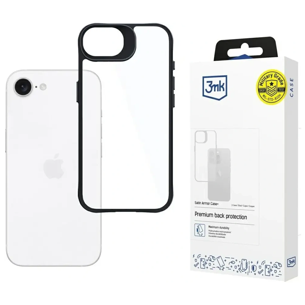 Etui 3MK Satin Armor Case+ do Apple iPhone 16e