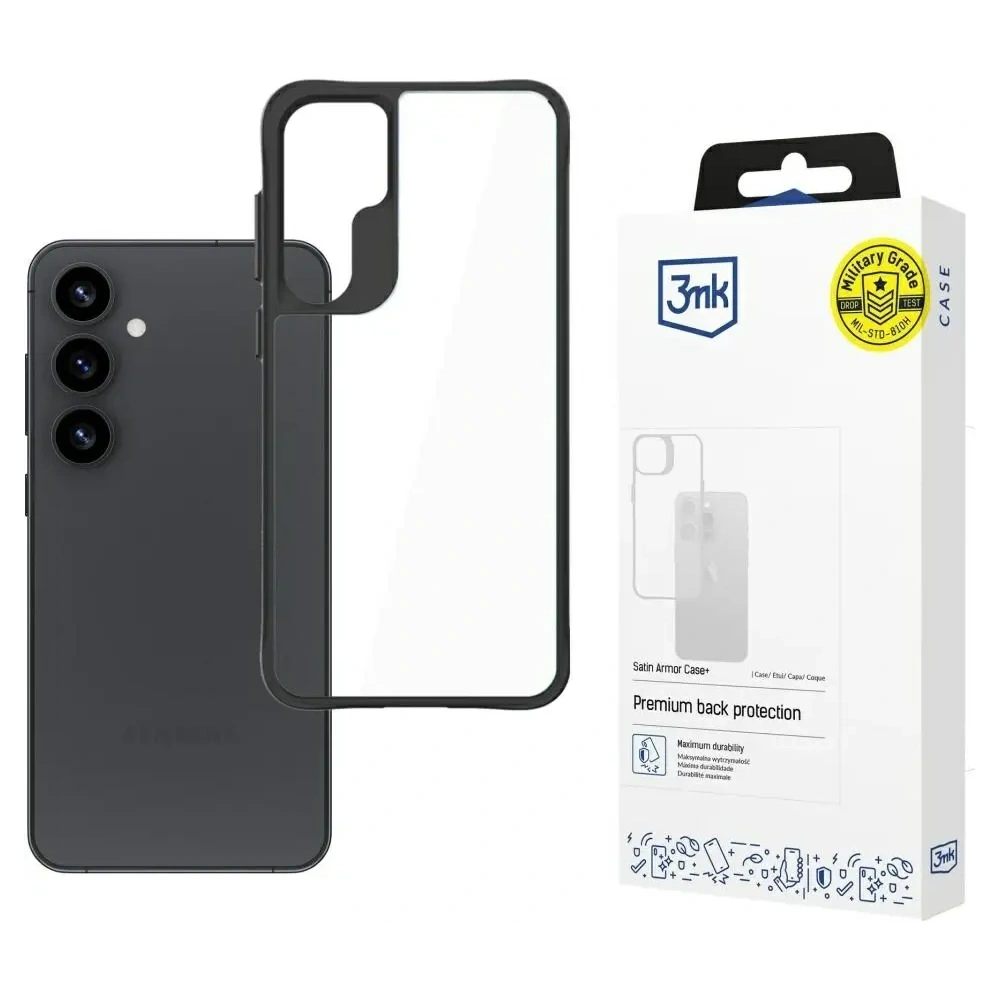 Carcasa 3MK Satin Armor+ pentru Samsung Galaxy S25