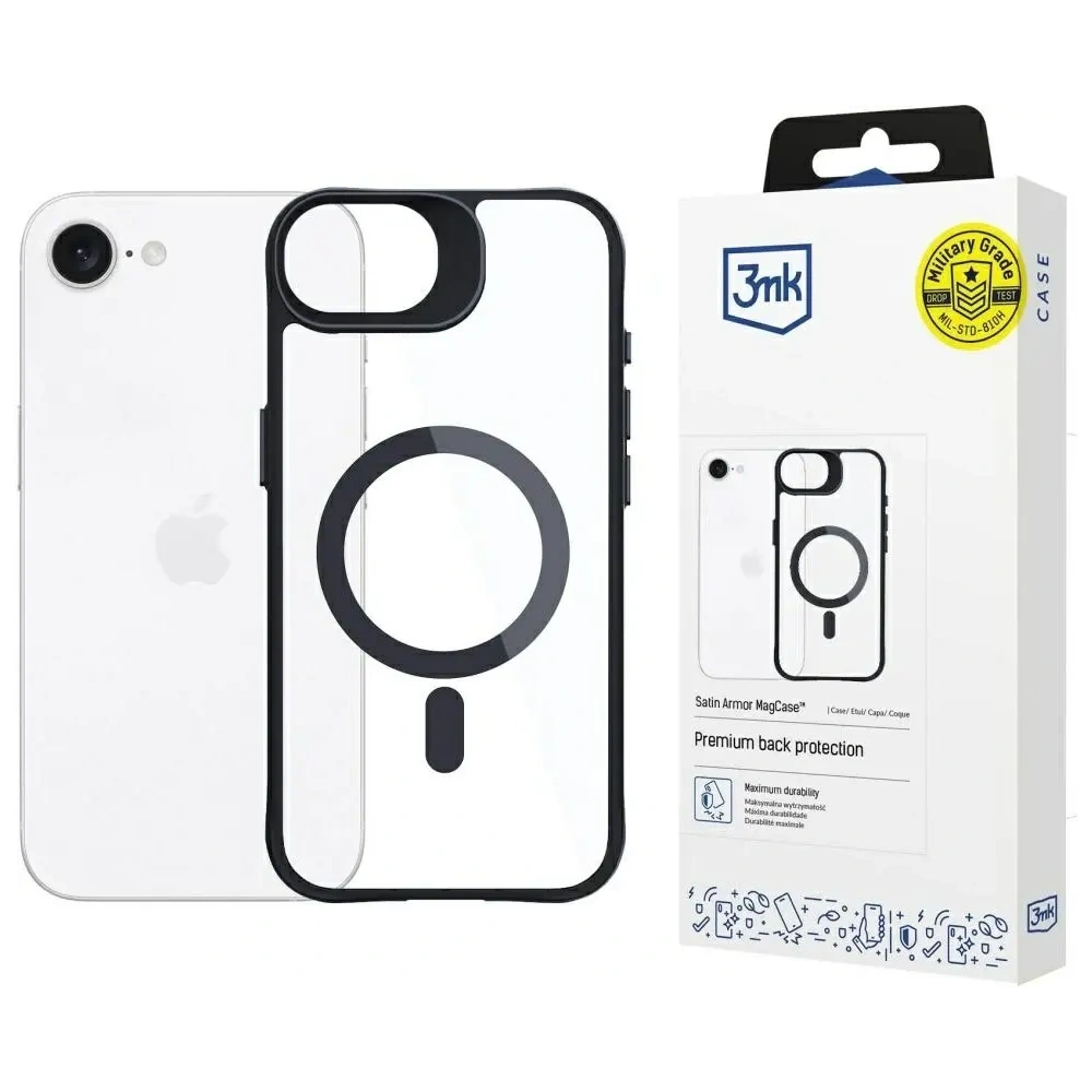 Etui 3MK Satin Armor MagCase do Apple iPhone 16e