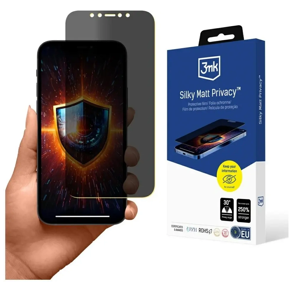 3MK Silky Matt Privacy Apple iPhone 12 / 12 Pro