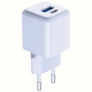 3MK Hyper GaN Töltő 20W USB-A, USB-C PD QC4+ fehér
