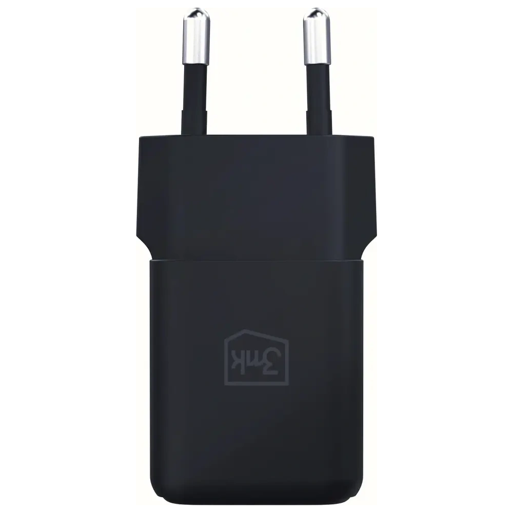 Încărcător 3MK Hyper GaN 20W USB-A, USB-C PD QC4+ negru
