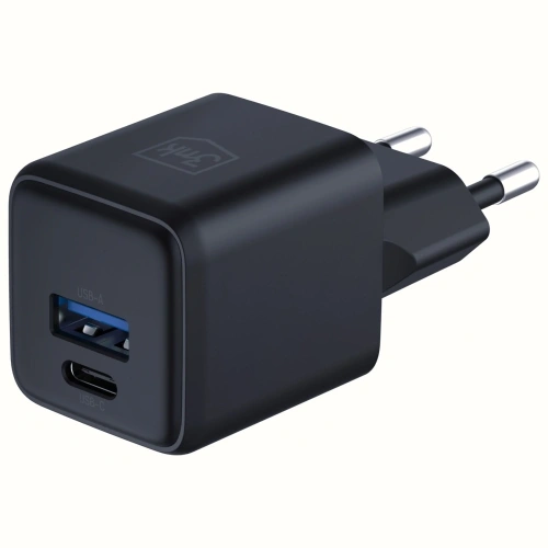 Ładowarka sieciowa 3MK Hyper GaN Charger 20W USB-A, USB-C PD QC4+ czarny