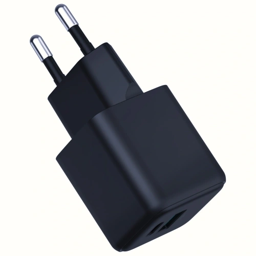 Ładowarka sieciowa 3MK Hyper GaN Charger 20W USB-A, USB-C PD QC4+ czarny