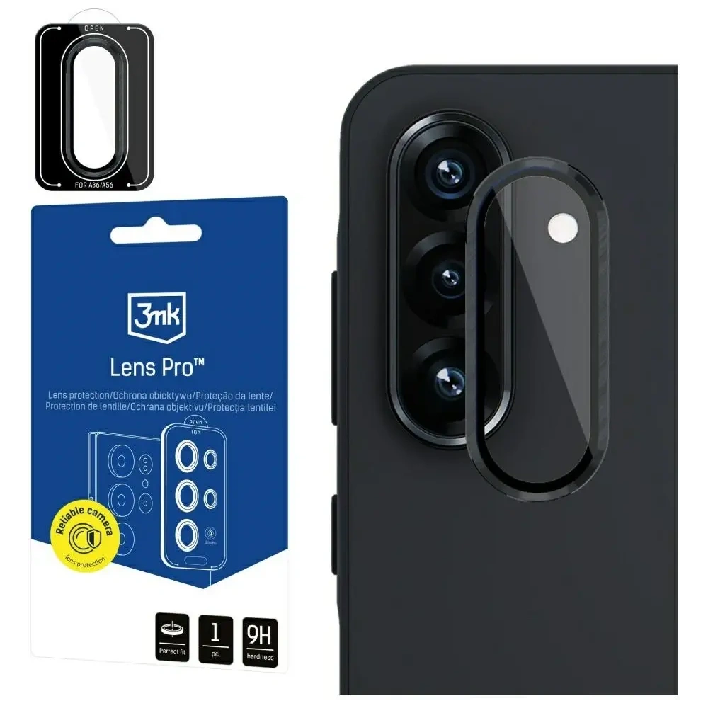 3MK Ochrana objektivu Pro Samsung Galaxy A36 / A56 5G černá